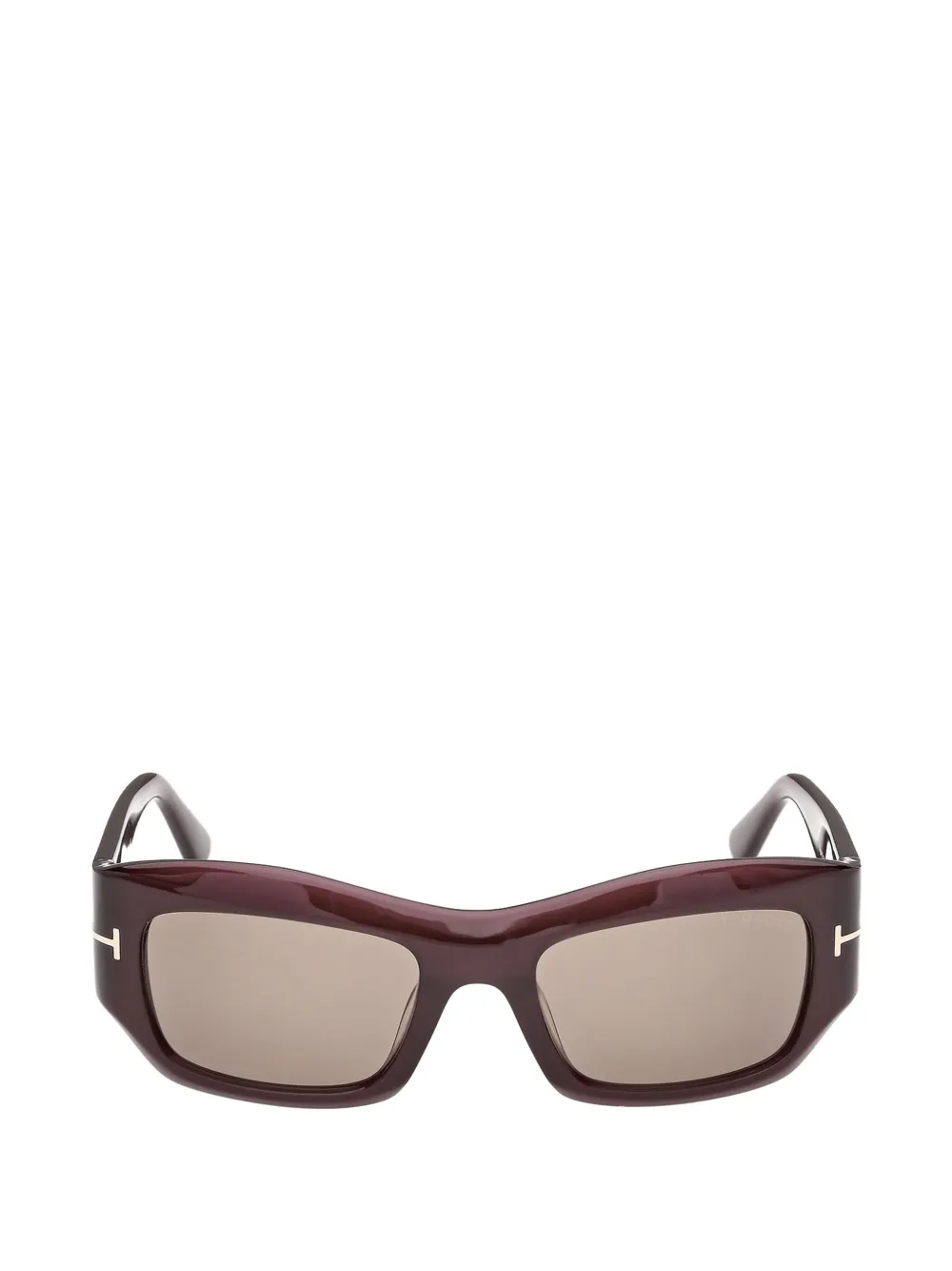 TOM FORD Eyewear rectangle-frame sunglasses - Viola