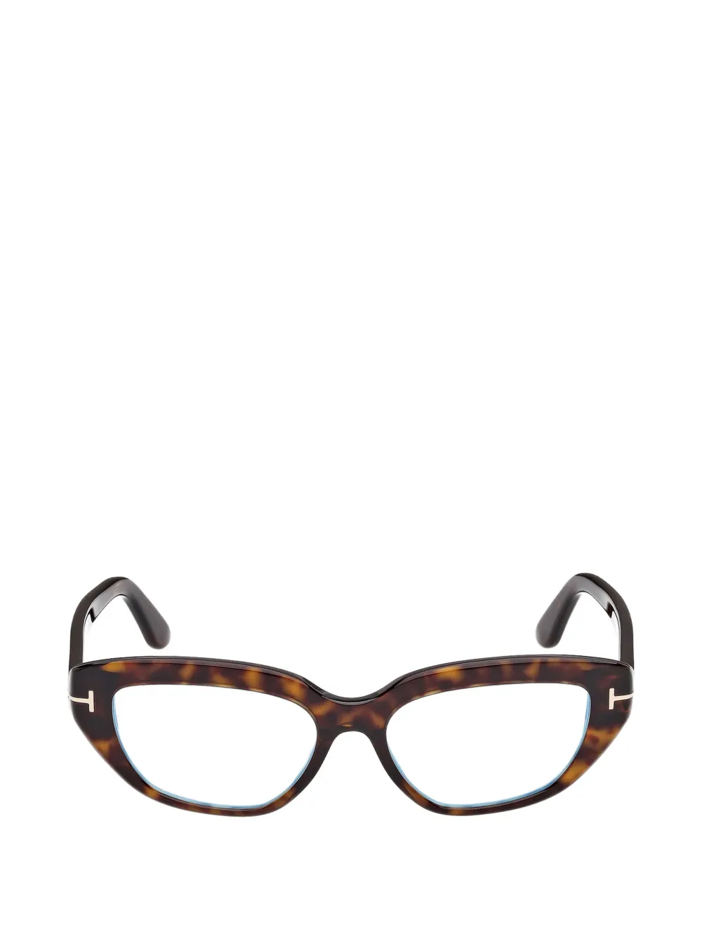 TOM FORD Eyewear tortoiseshell cat-eye glasses - Marrone