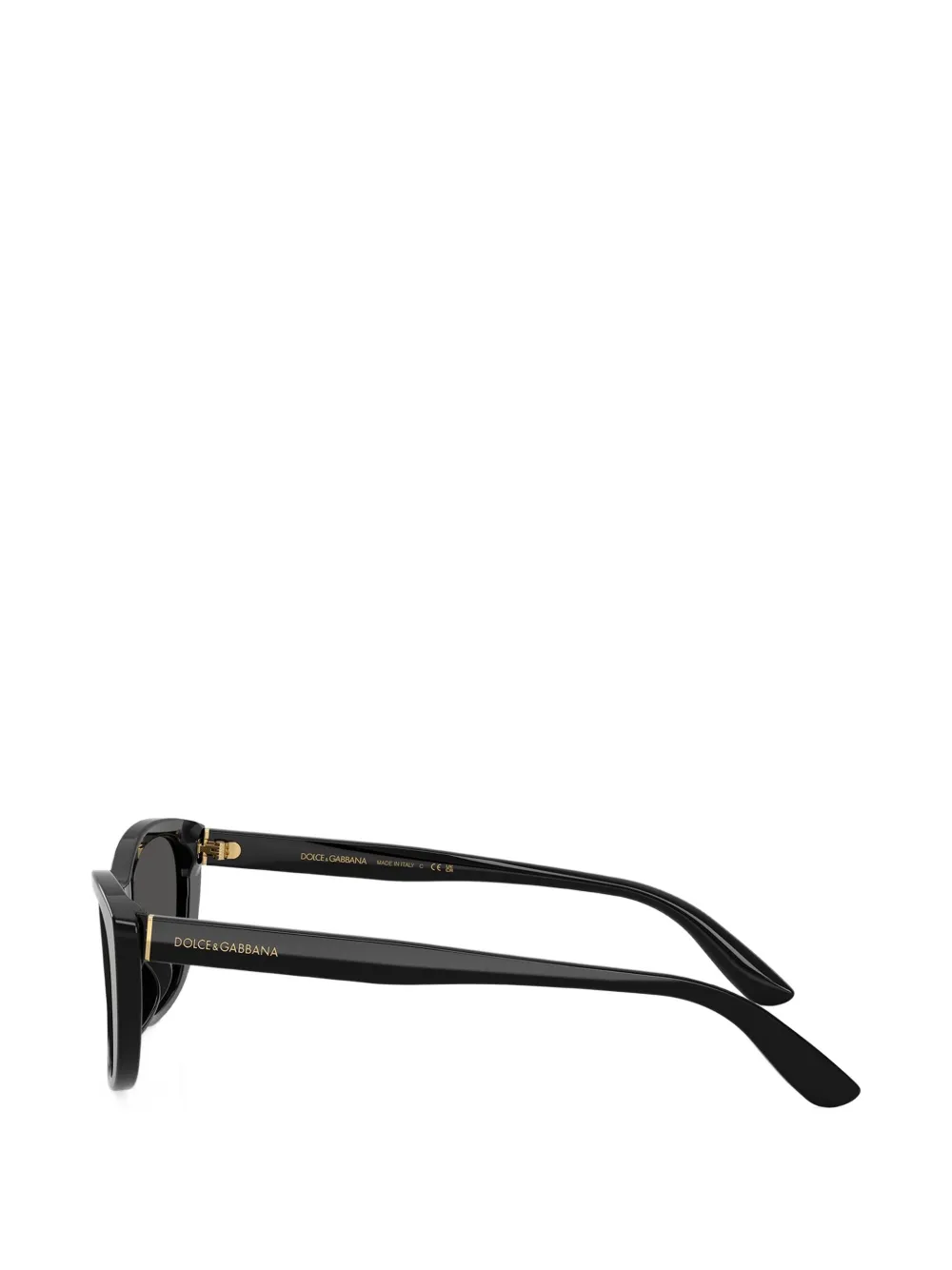 Dolce & Gabbana Eyewear Zonnebril met cat-eye montuur Zwart