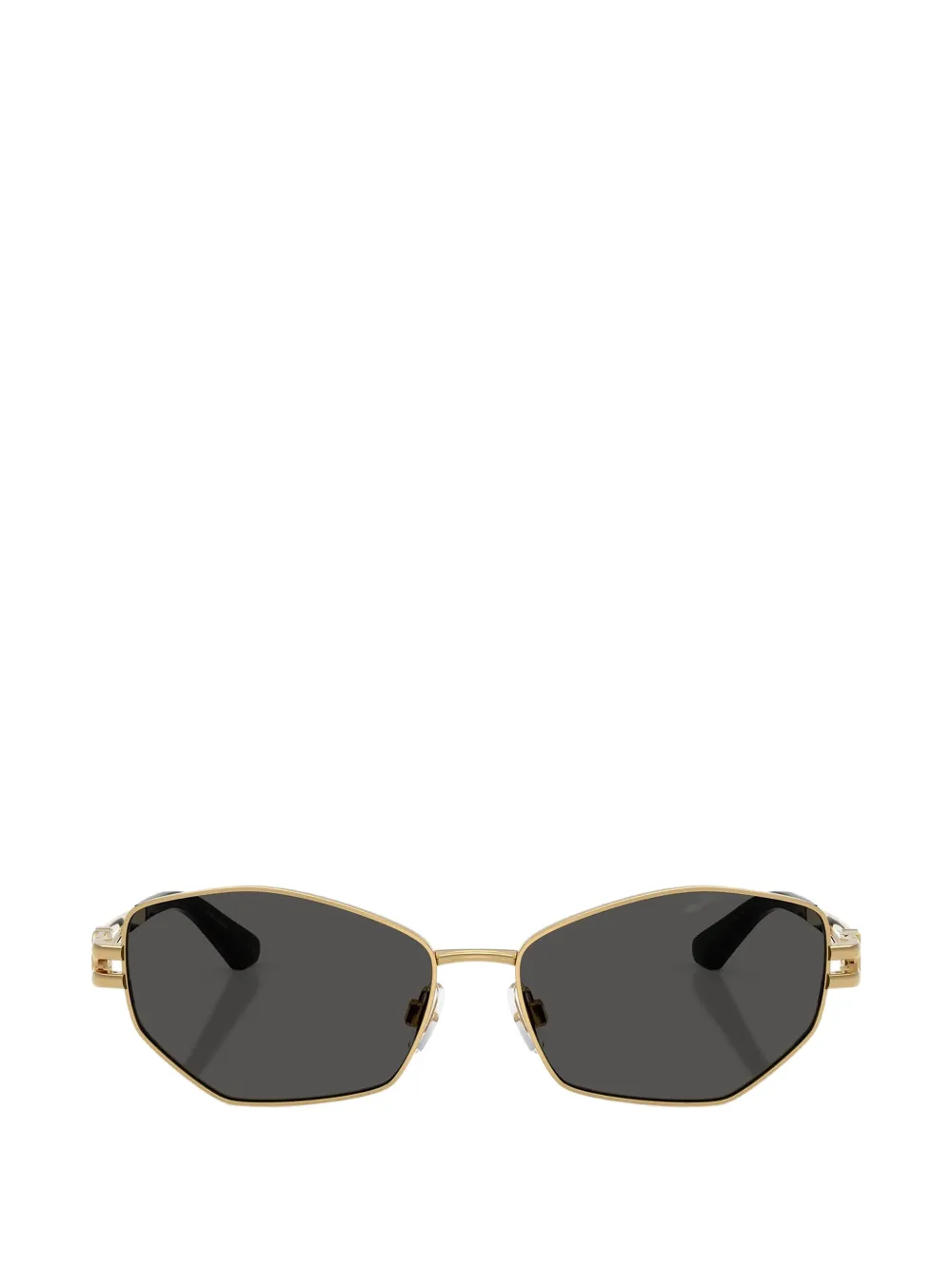 Dolce & Gabbana Eyewear DG zonnebril met geometrisch montuur Goud
