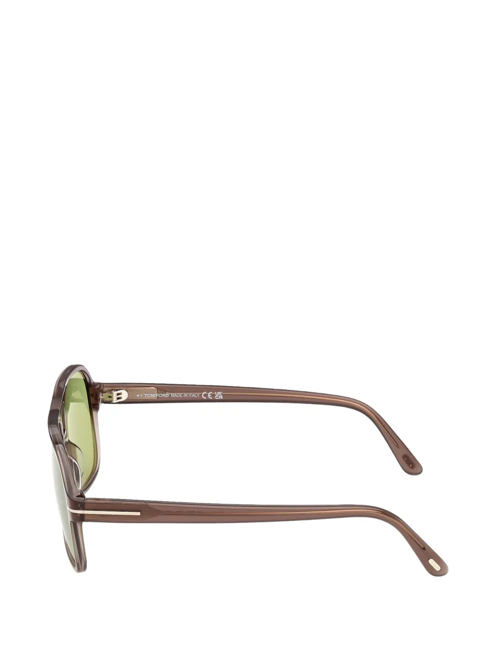 TOM FORD Eyewear Madison zonnebril met piloten montuur Bruin