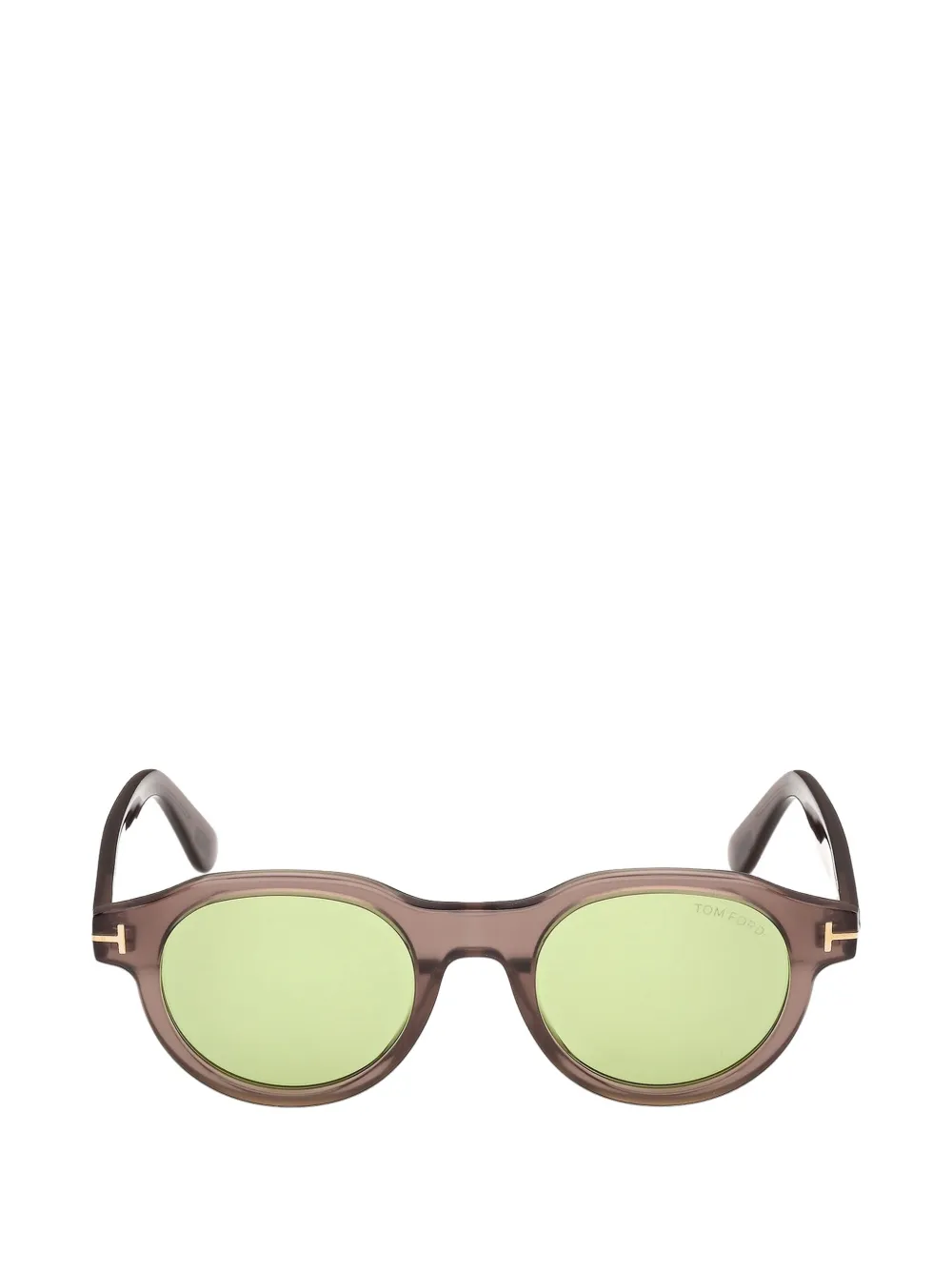 TOM FORD Eyewear Nils-02 round-frame sunglasses - Marrone