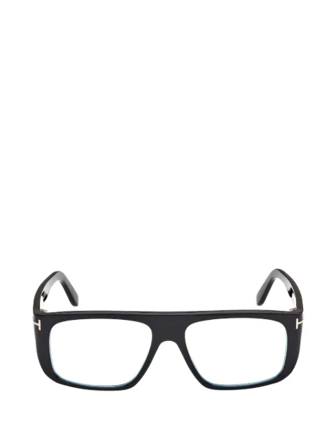 TOM FORD Eyewear gafas con montura rectangular y logo T