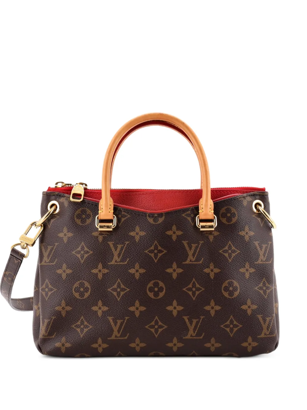 Louis Vuitton Pre-Owned Pallas BB Schultertasche mit Monogram Canvas - Rot
