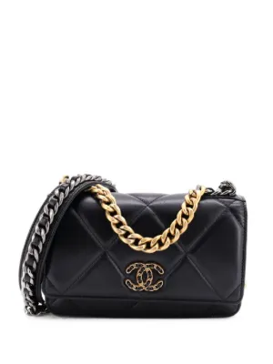 CHANEL Pre-Owned ココ エナメルレザーショルダーバッグ M | ブルー