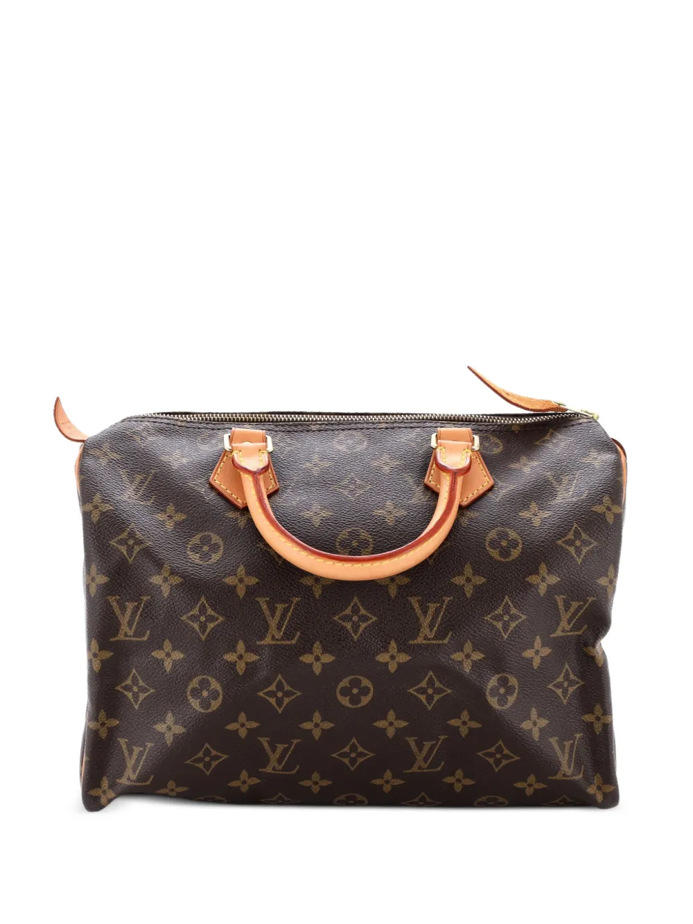 Louis Vuitton Pre-Owned Borsa a tracolla Speedy 30 in tela con monogramma - Marrone