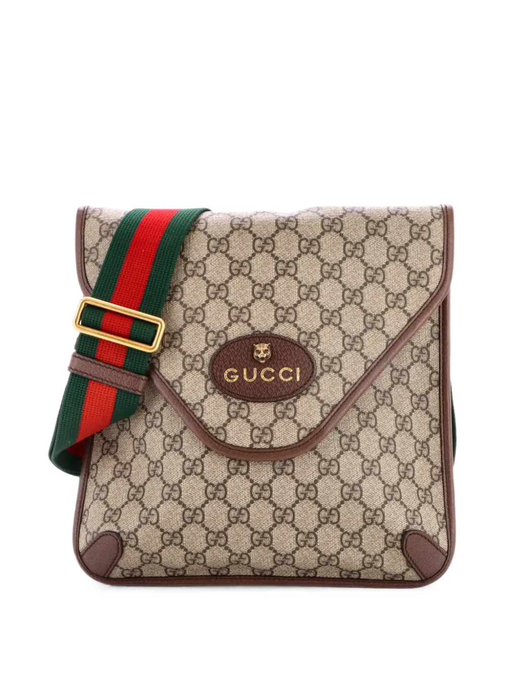Gucci Pre-Owned Neo Vintage Envelope Messenger GG Coated Canvas Medium crossbody bag - Brown