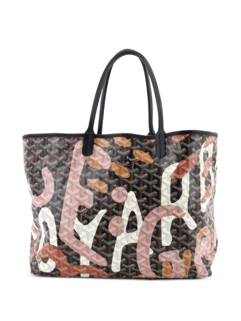 Goyard Pre-Owned Saint Louis Lettres Camouflage Coated Canvas PM tote bag