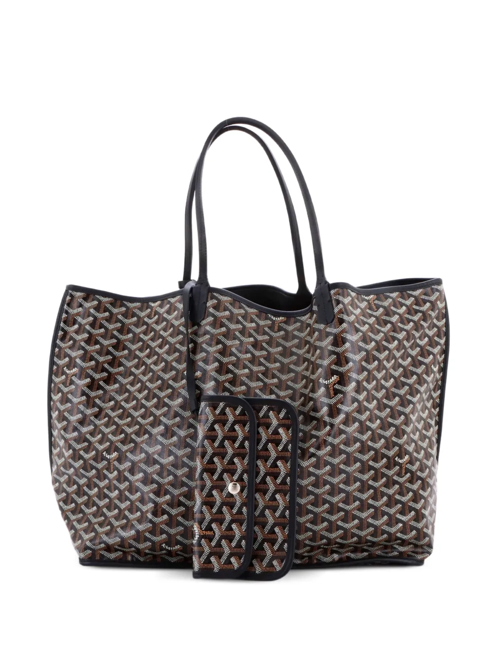 Goyard Pre-Owned Borsa tote Anjou GM reversibile in tela cerata - Nero