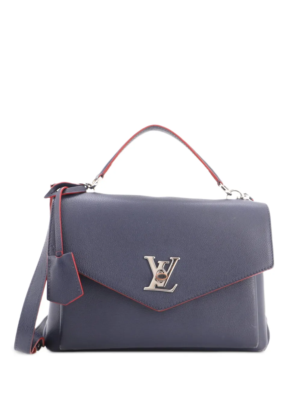 Louis Vuitton Pre-Owned Mylockme Handbag Leather satchel - Blu