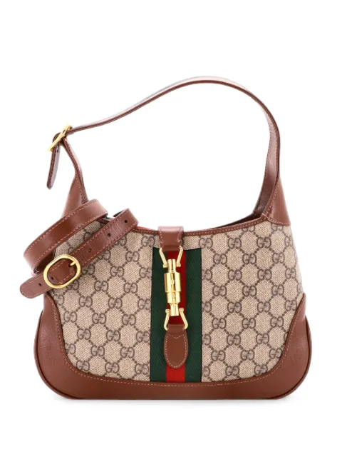 Gucci Pre-Owned Borsa passepartout Jackie 1961 piccola in tela cerata GG
