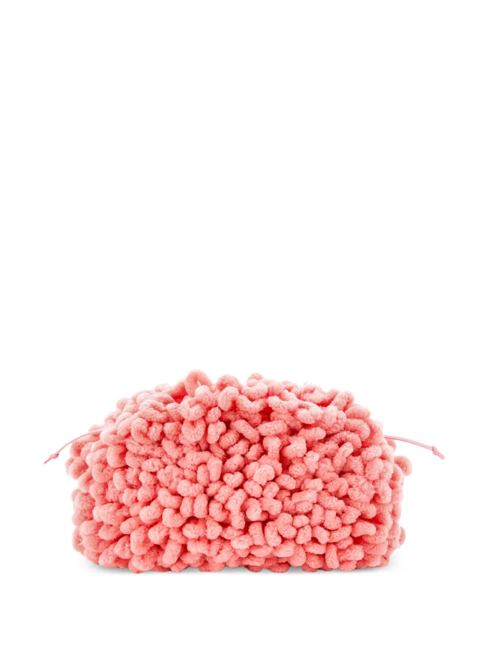 Bottega Veneta Pre-Owned The Wave Pouch Twisted Teen Umhängetasche aus Chenille - Rosa
