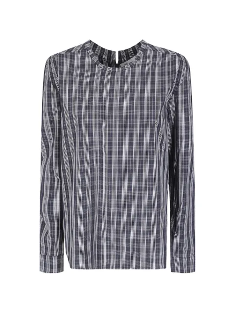 Sibel Saral Hande check-pattern blouse