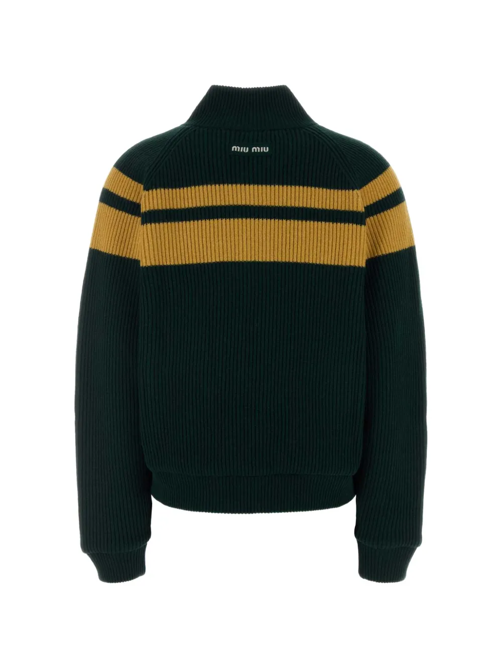 Miu Gestreept vest Groen