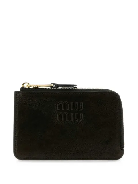 Miu Miu nappa-leather envelope card holder