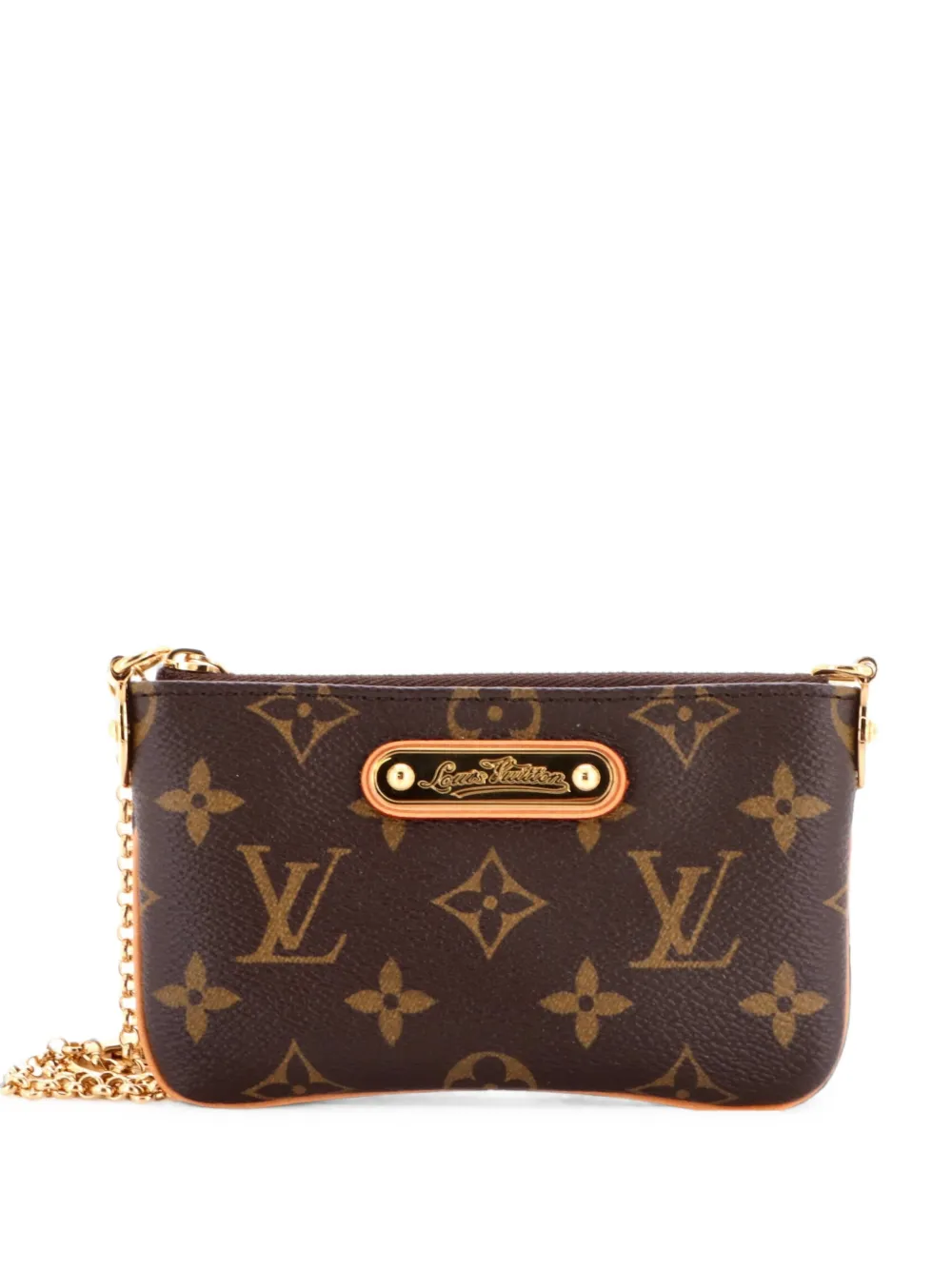 Louis Vuitton Pre-Owned Milla Pochette Monogram Canvas PM clutch bag - Marrone