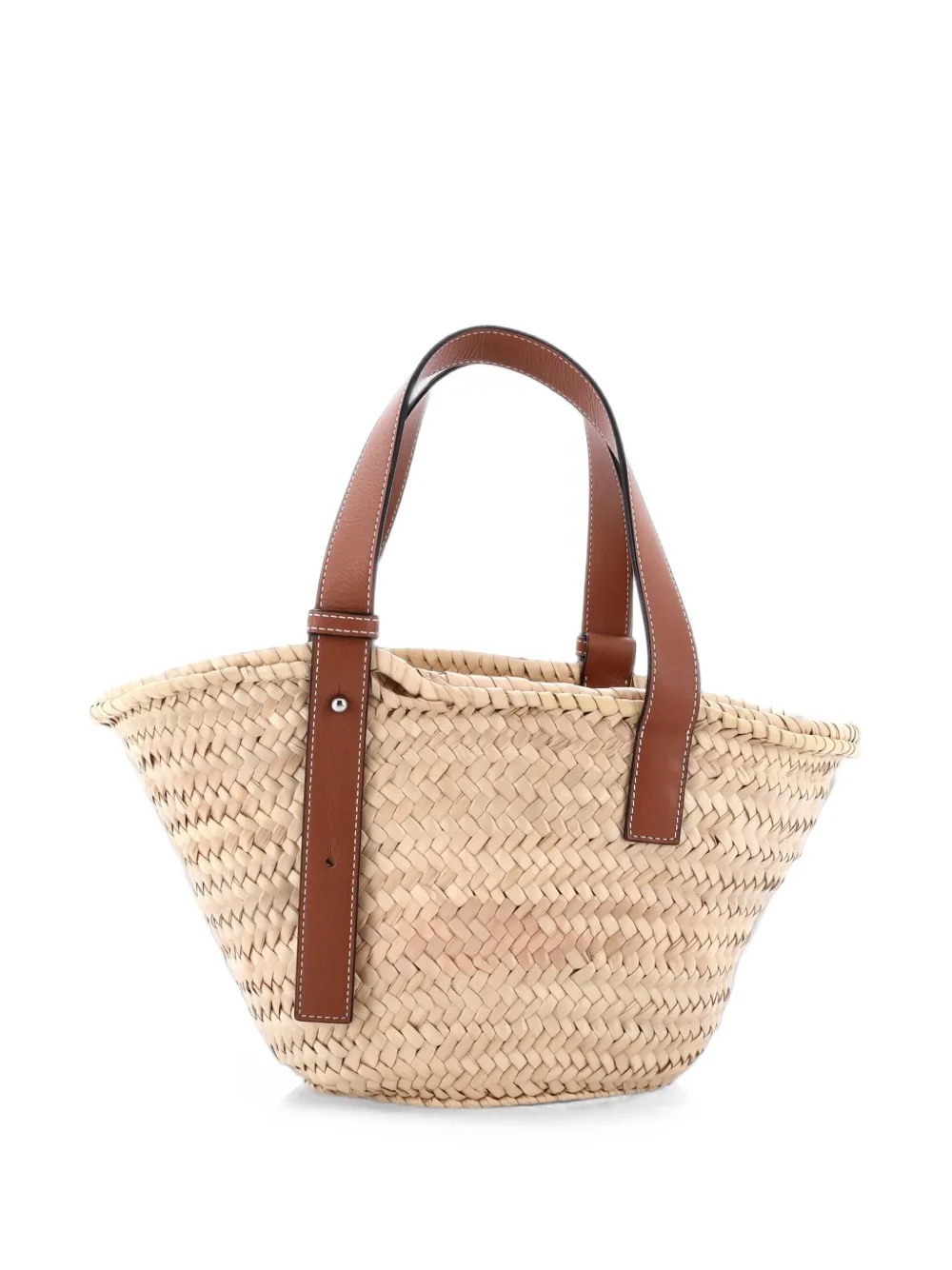 Loewe Pre-Owned Kleine Tote Bag aus Raffiabast - Braun