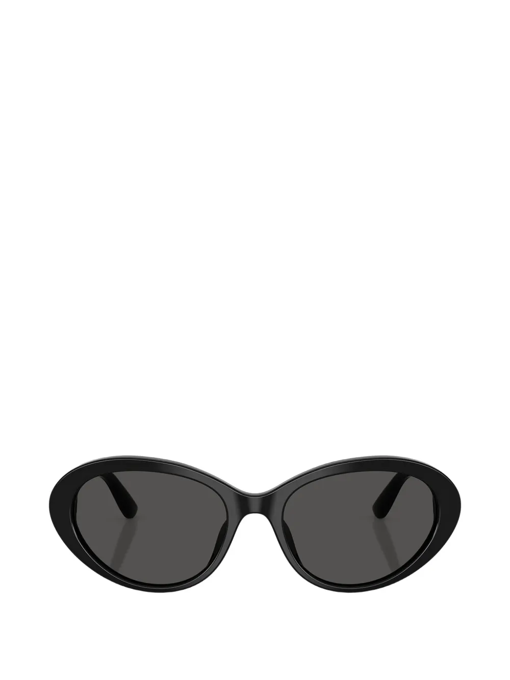 Dolce & Gabbana Eyewear Zonnebril met ovalen montuur en logodetail Zwart
