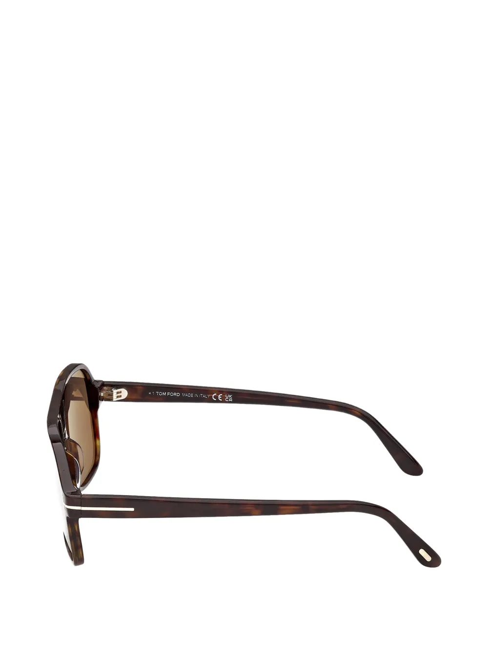 TOM FORD Eyewear Madison-02 zonnebril met piloten montuur Bruin