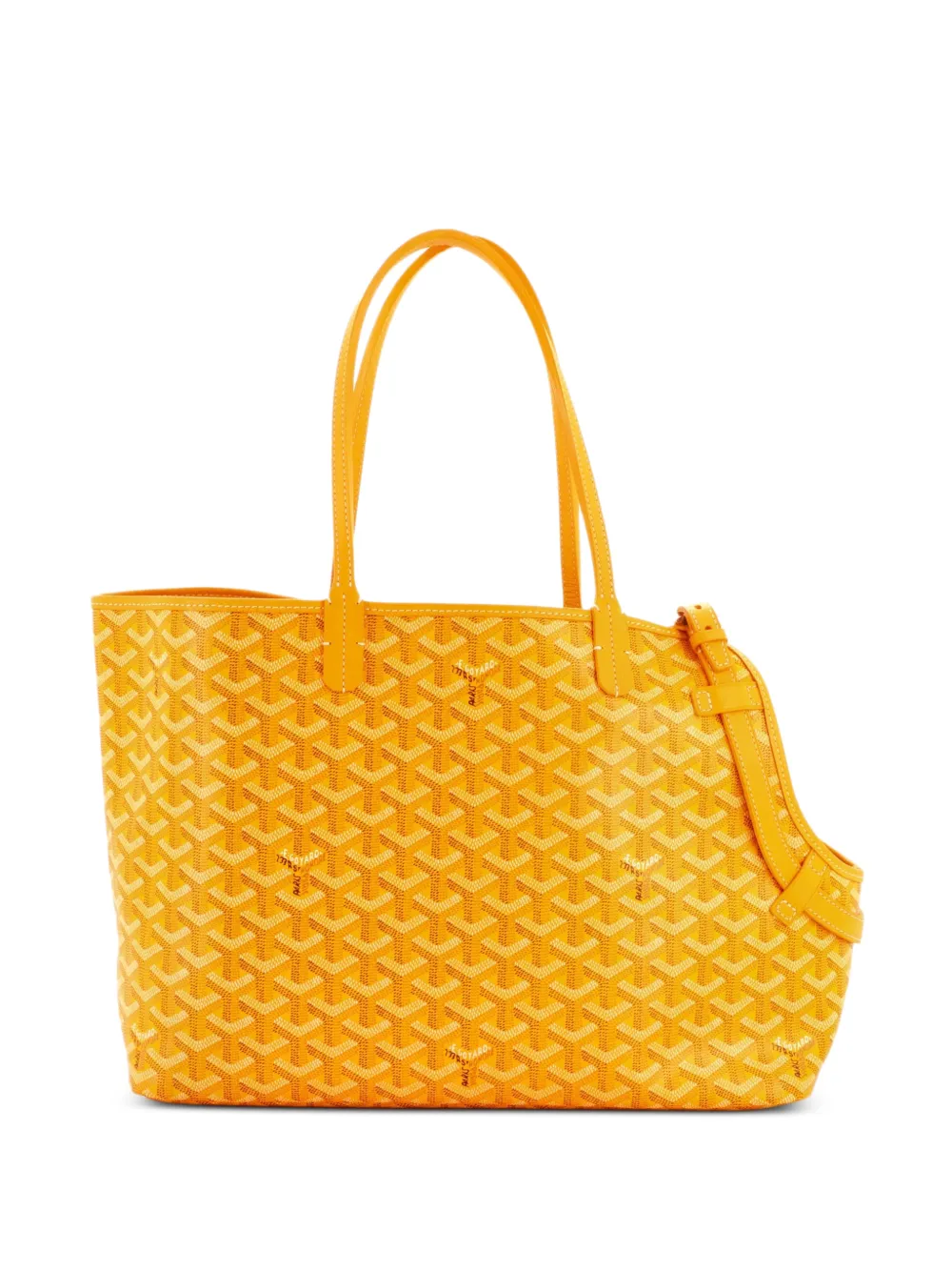 Goyard Pre-Owned Chien Gris Pet Carrier Coated Canvas tote bag - Giallo