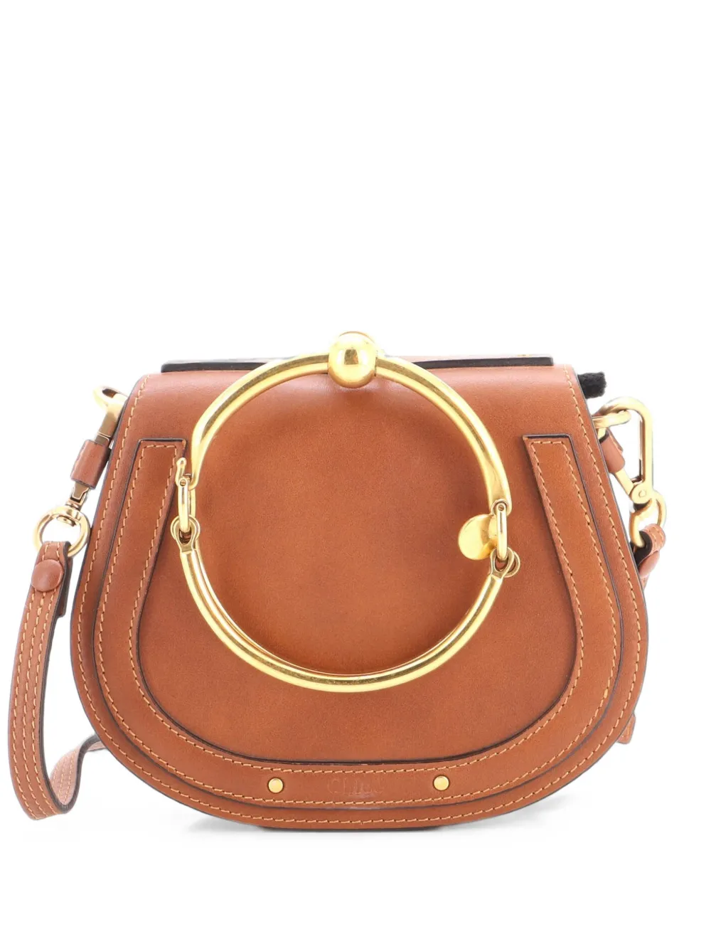 Chloé Pre-Owned Nile Leather Small crossbody bag - Marrone