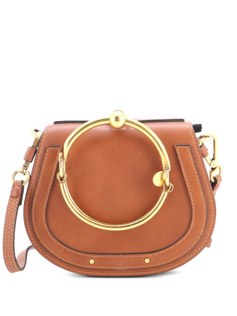 Chloé Pre-Owned Nile Leather Small crossbody bag - Marrone