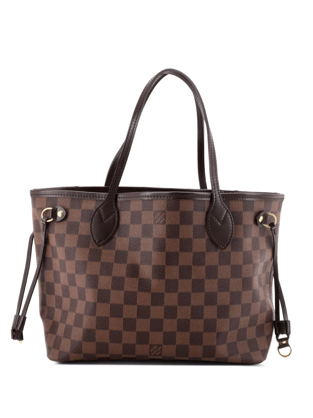 Louis Vuitton Pre-Owned Borsa tote Neverfull PM in tela Damier - Marrone