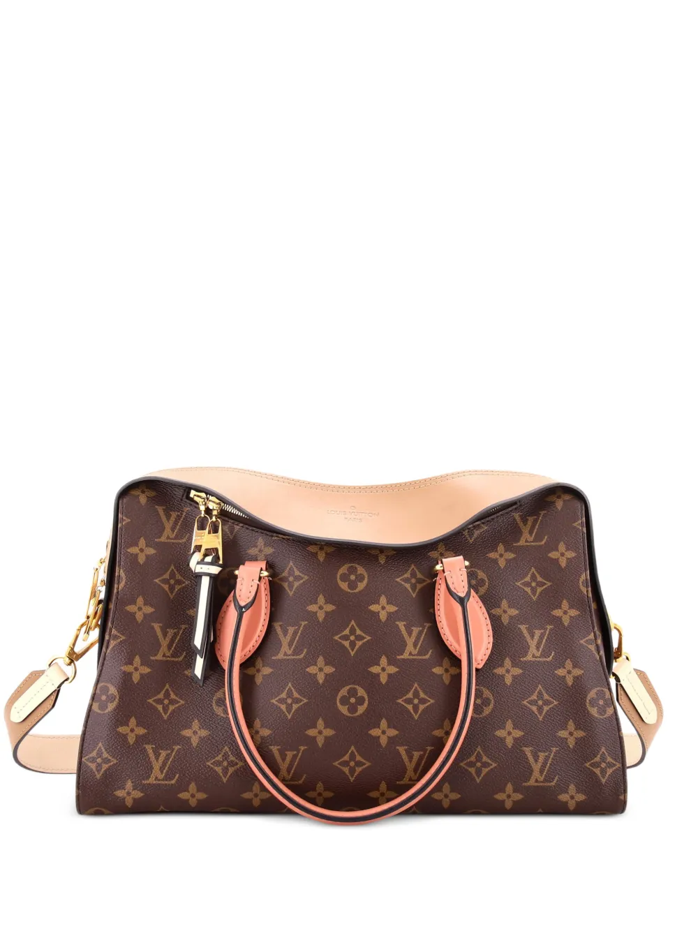 Louis Vuitton Pre-Owned Tuileries Handbag Monogram Canvas with Leather satchel - Marrone