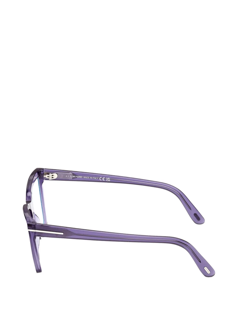 TOM FORD Eyewear T-logo cat-eye glasses Paars
