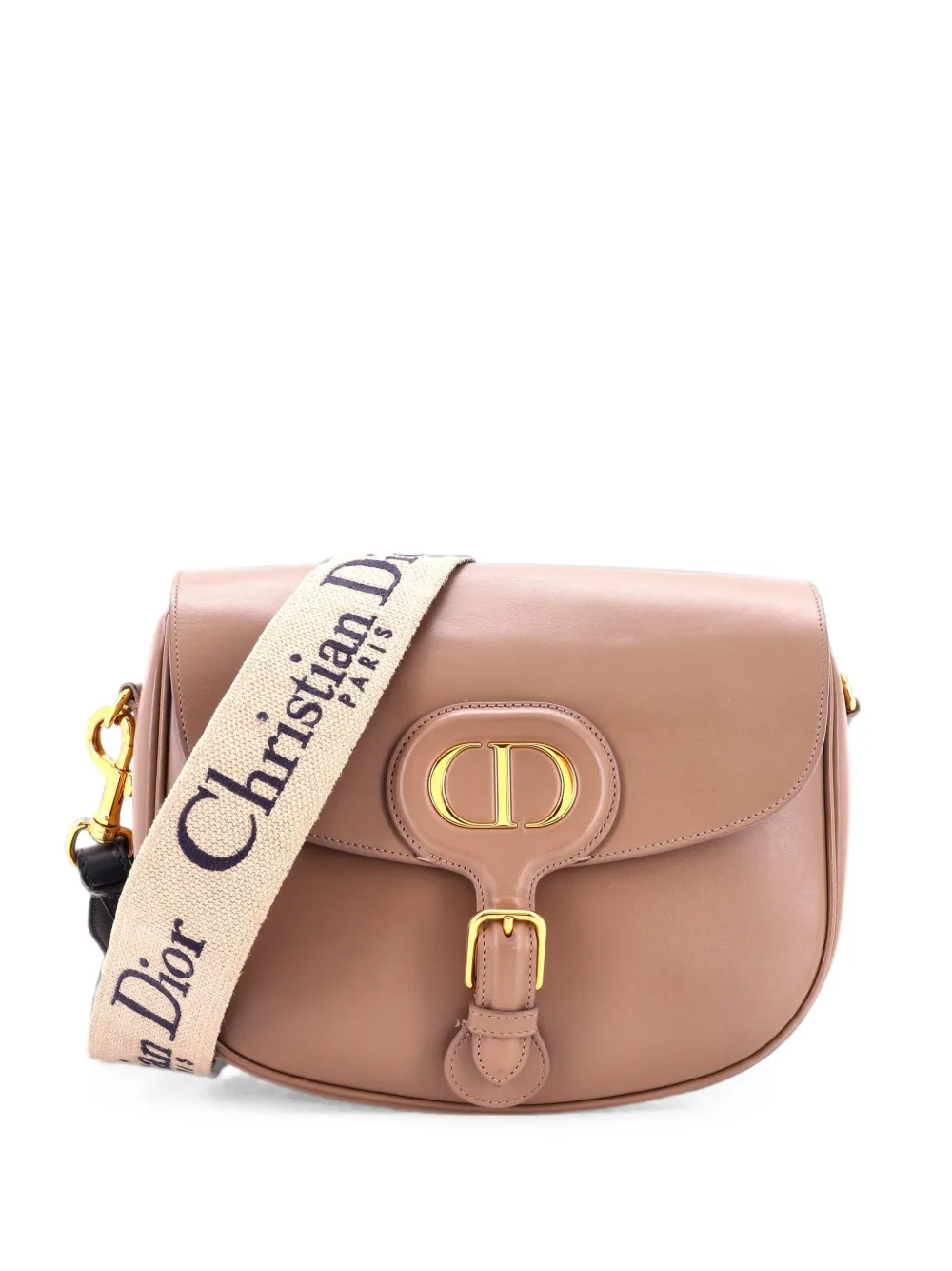 Christian Dior Pre-Owned Bobby Flap Bag Leather Large crossbody bag - Toni neutri