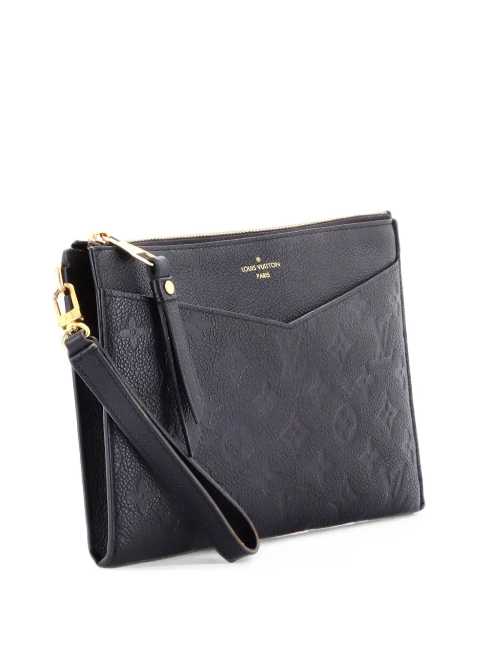 Louis Vuitton Pre-Owned Pochette Melanie Monogram Empreinte Leather MM clutch bag - Noir