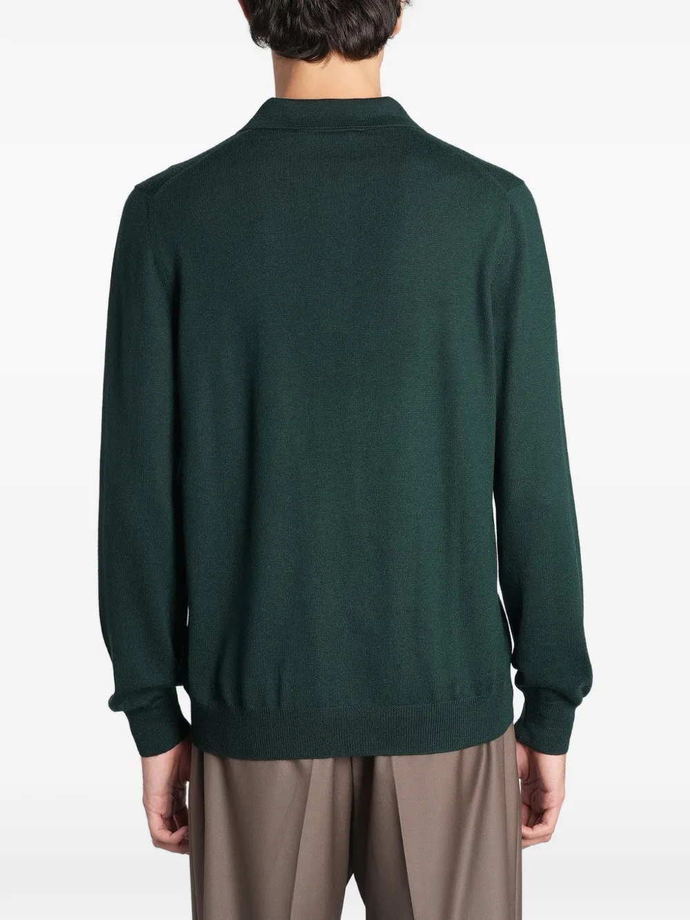 Tagliatore long-sleeve polo shirt Groen