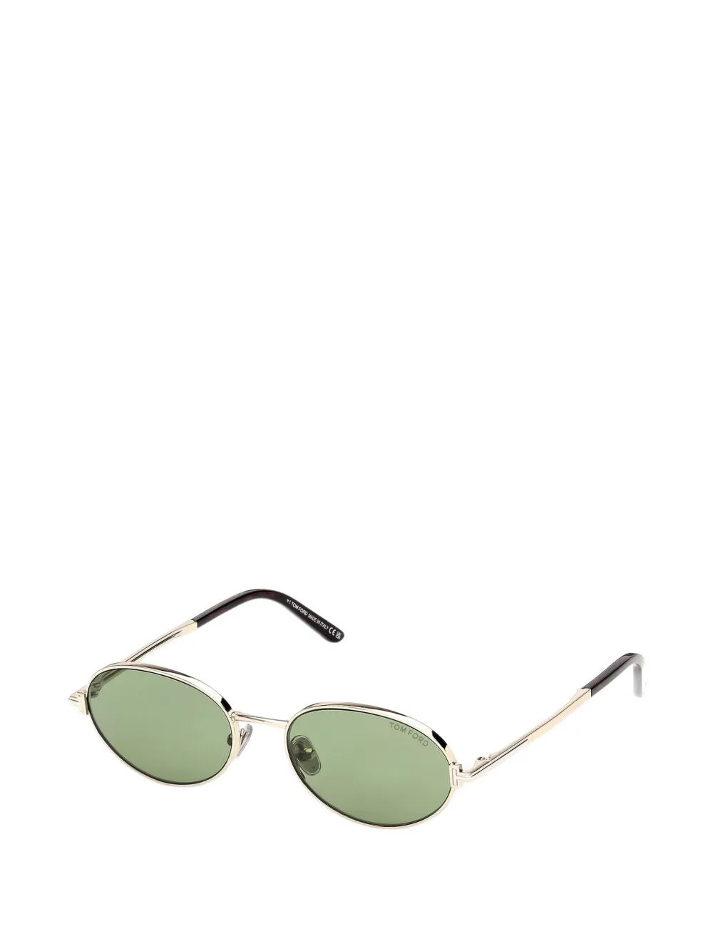 TOM FORD Eyewear Gina-02 zonnebril met ovalen montuur Goud