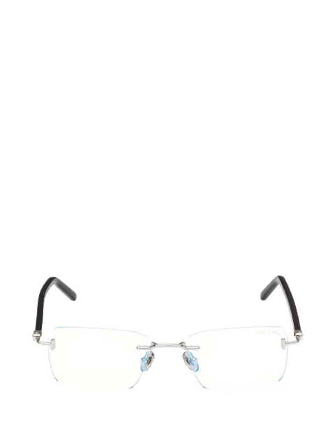 TOM FORD Eyewear rimless rectangle-frame glasses