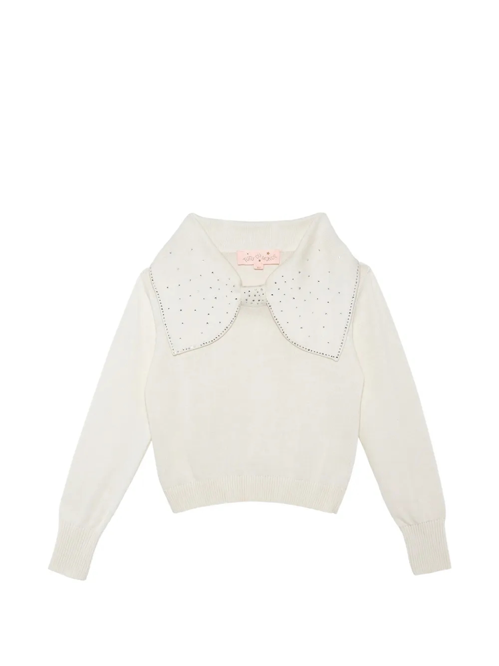 Tutu Du Monde pull Bowtique à col à ornements - Tons neutres
