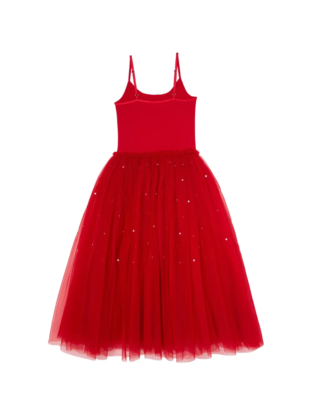 Tutu Du Monde Winter Waltz jurk verfraaid met pailletten en tutu Rood