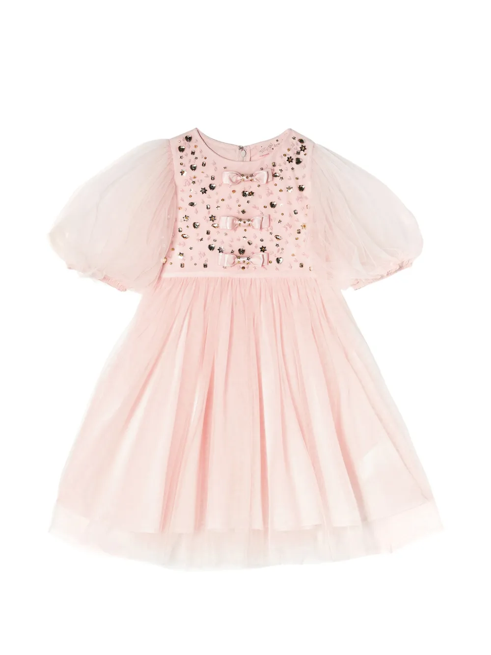 Tutu Du Monde Abito Powder in tulle con fiocco - Rosa