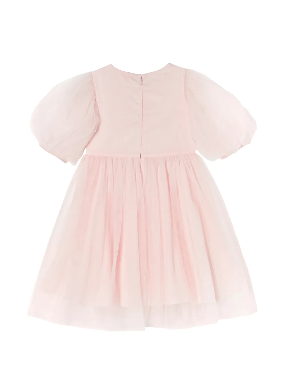 Tutu Du Monde Powder tulen jurk verfraaid met strik Roze