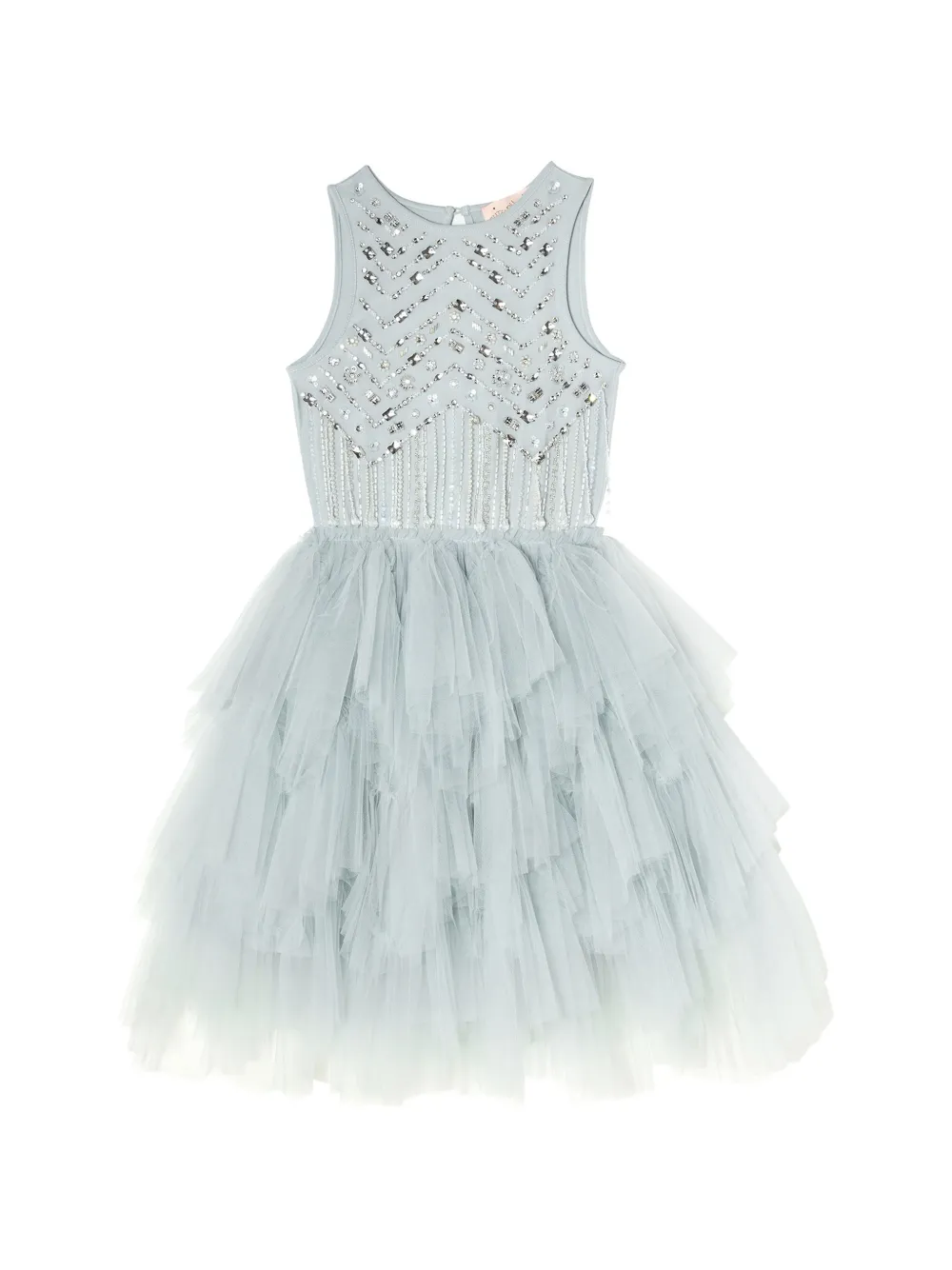 Tutu Du Monde Abito Diamond Drift con perline e ruches - Blu