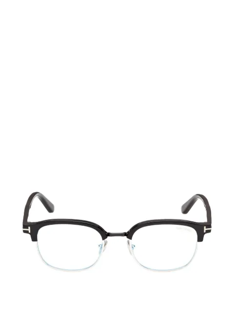 TOM FORD Eyewear T-logo geometric-frame glasses