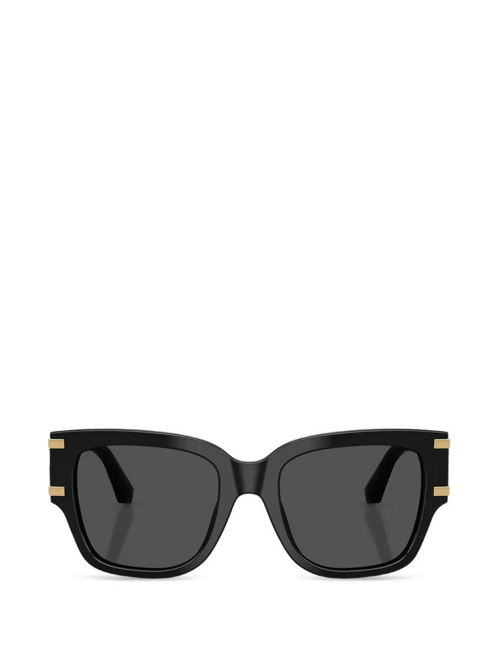 Dolce & Gabbana Eyewear DG logo square-frame sunglasses Zwart