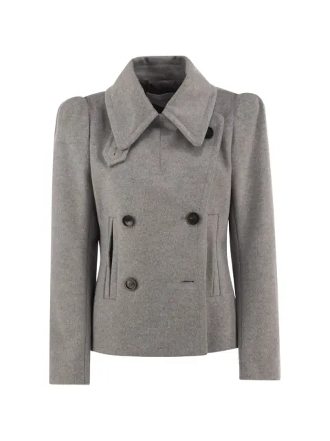 7 For All Mankind blazer à boutonnière croisée et demi-ceinture