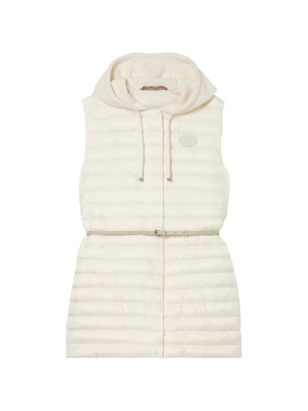 Burberry nylon Ainsworth hooded gilet - Weiß