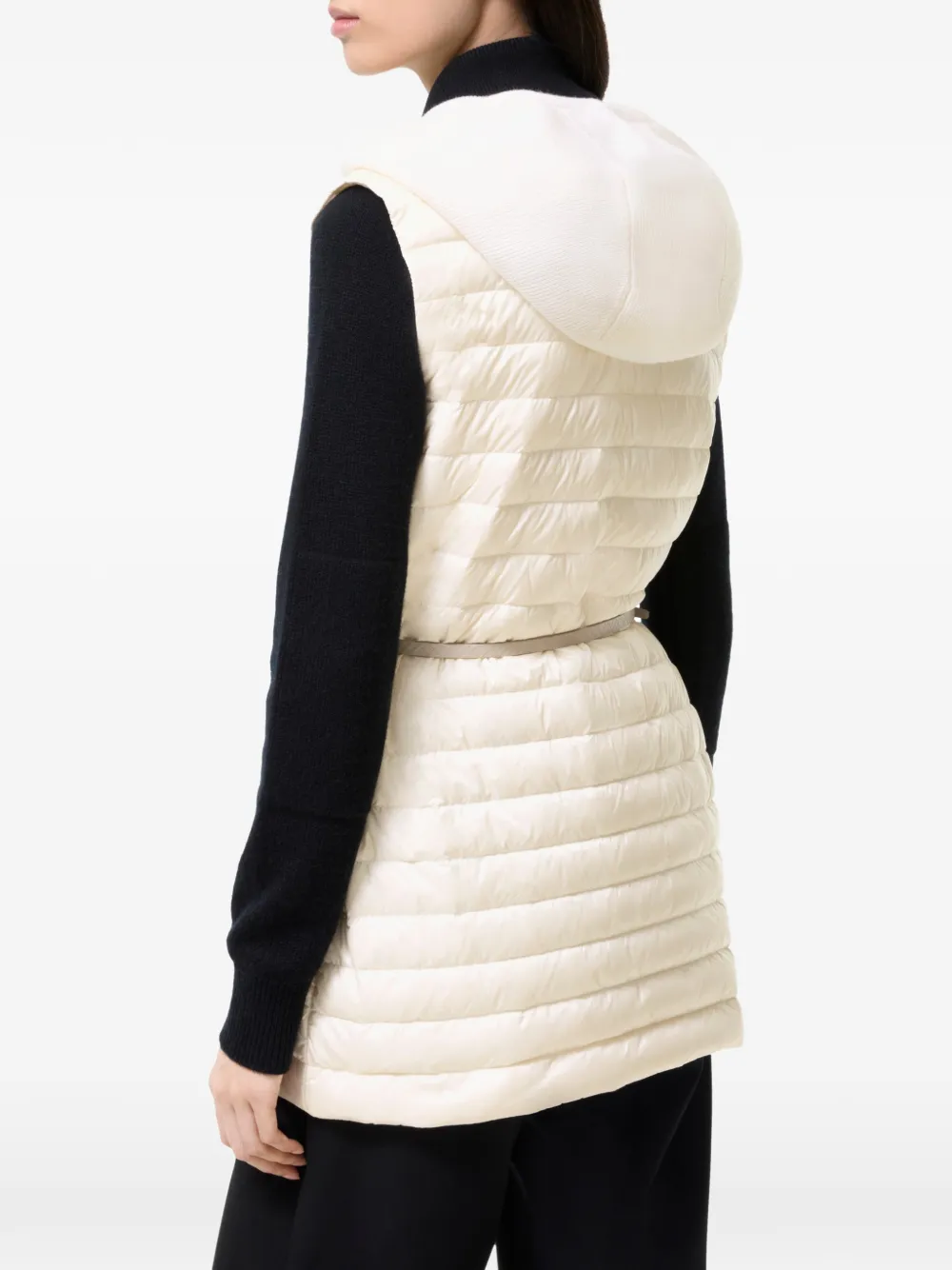 Burberry nylon Ainsworth hooded gilet Wit