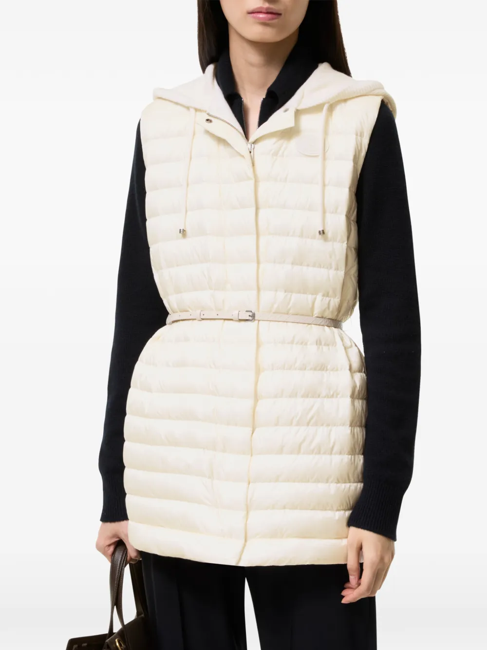 Burberry nylon Ainsworth hooded gilet Wit