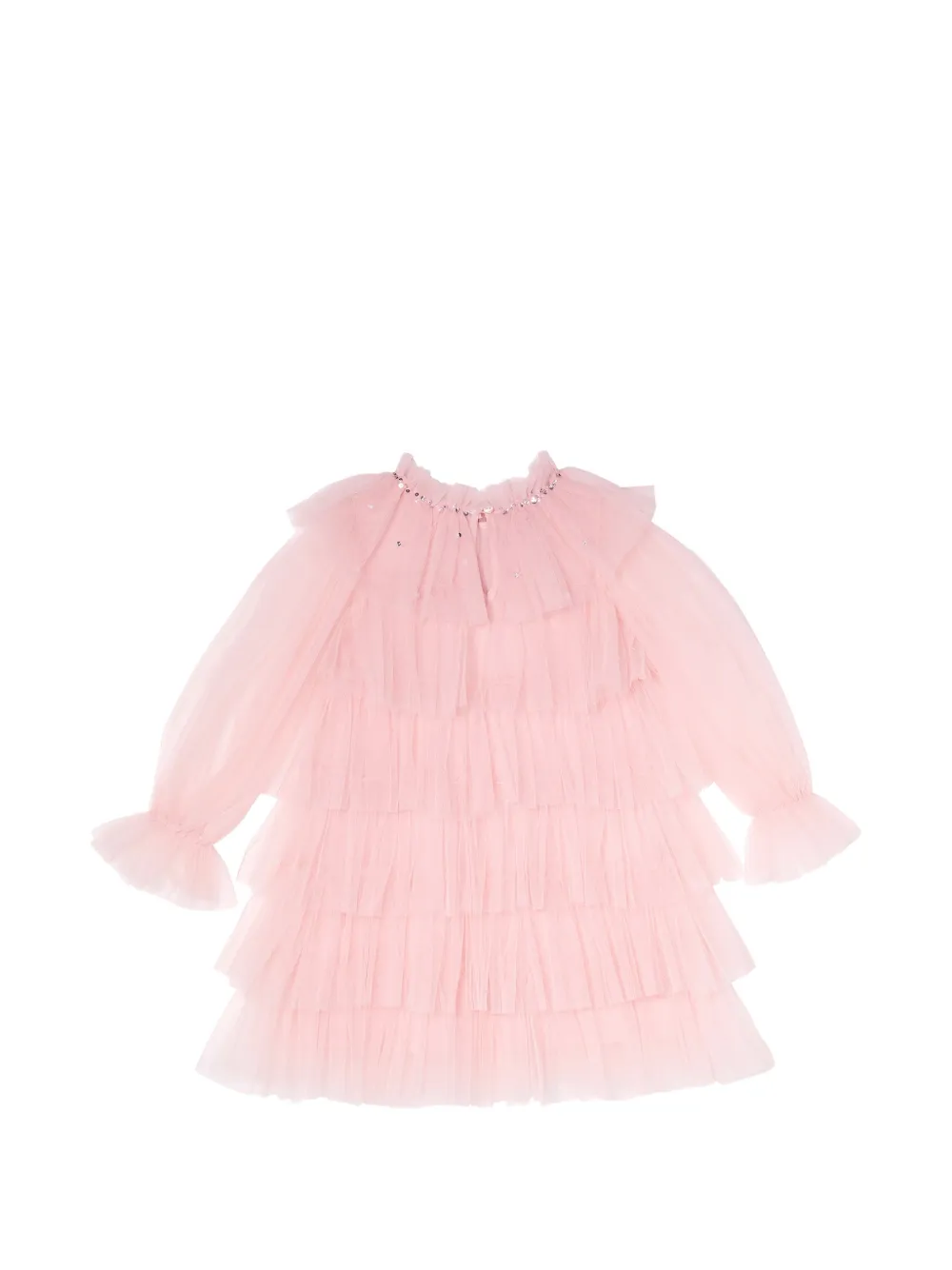 Tutu Du Monde Luminous gelaagde tulen midi-jurk Roze