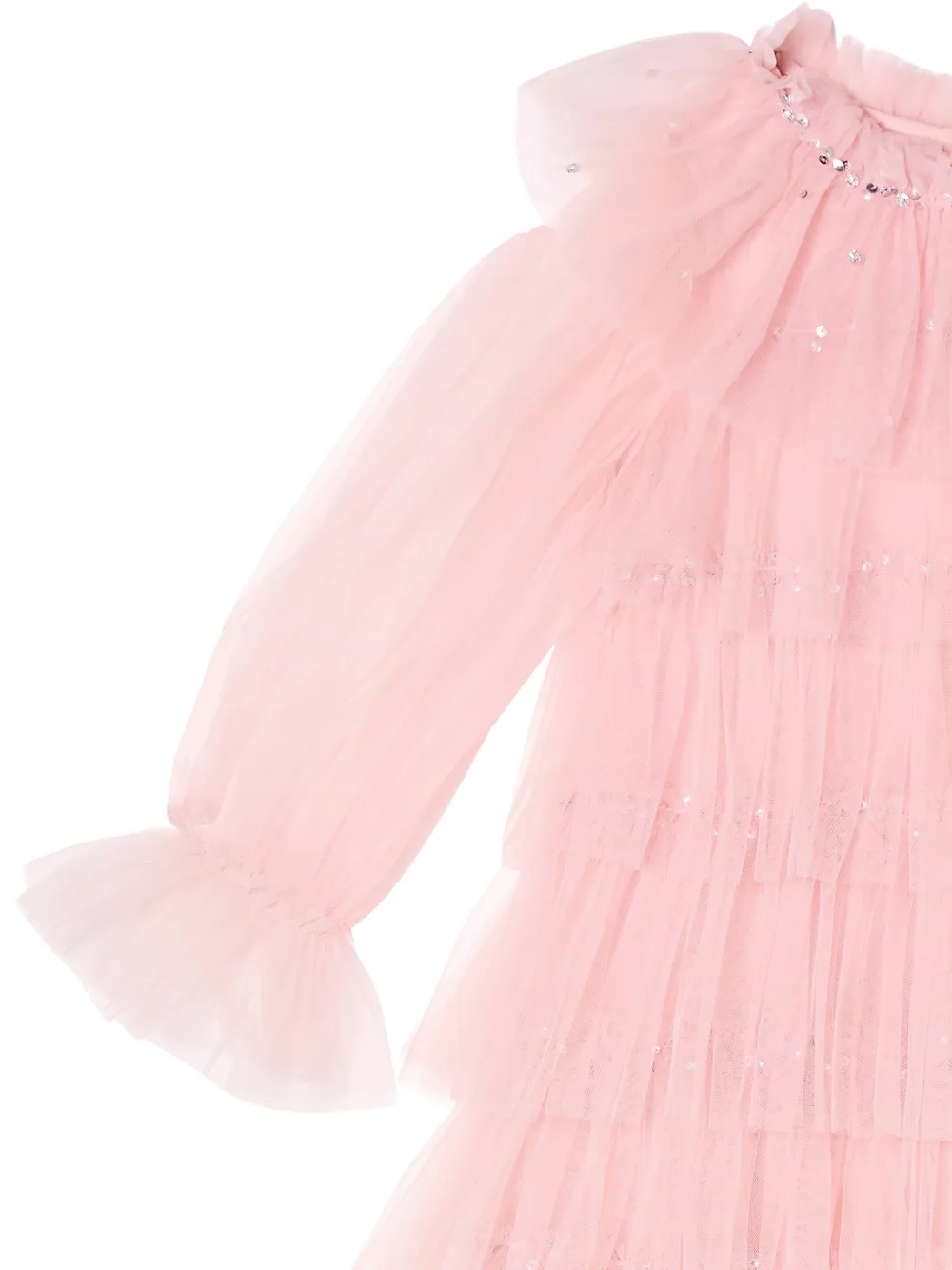Tutu Du Monde Luminous gelaagde tulen midi-jurk Roze