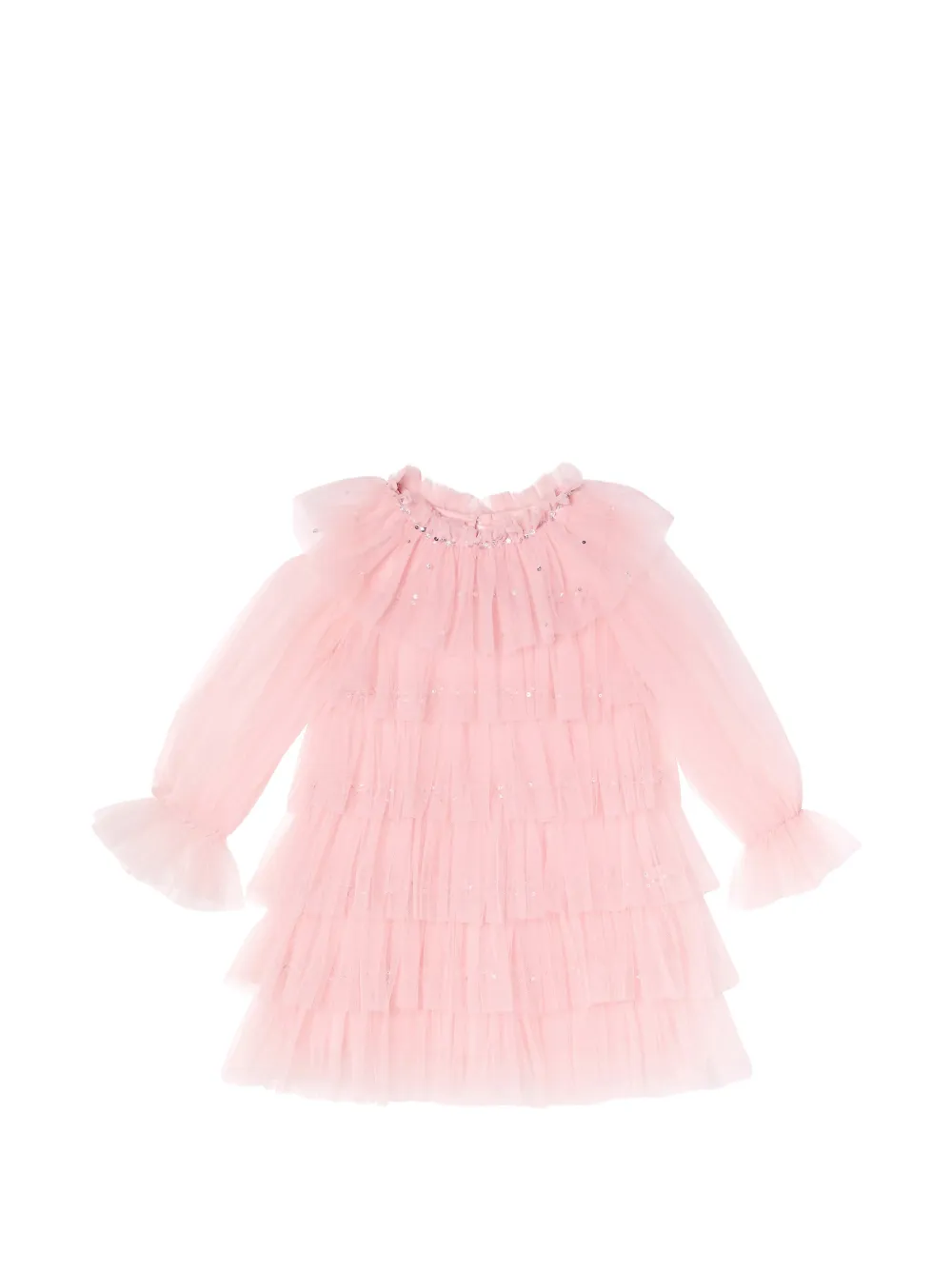 Tutu Du Monde Luminous gelaagde tulen midi-jurk Roze
