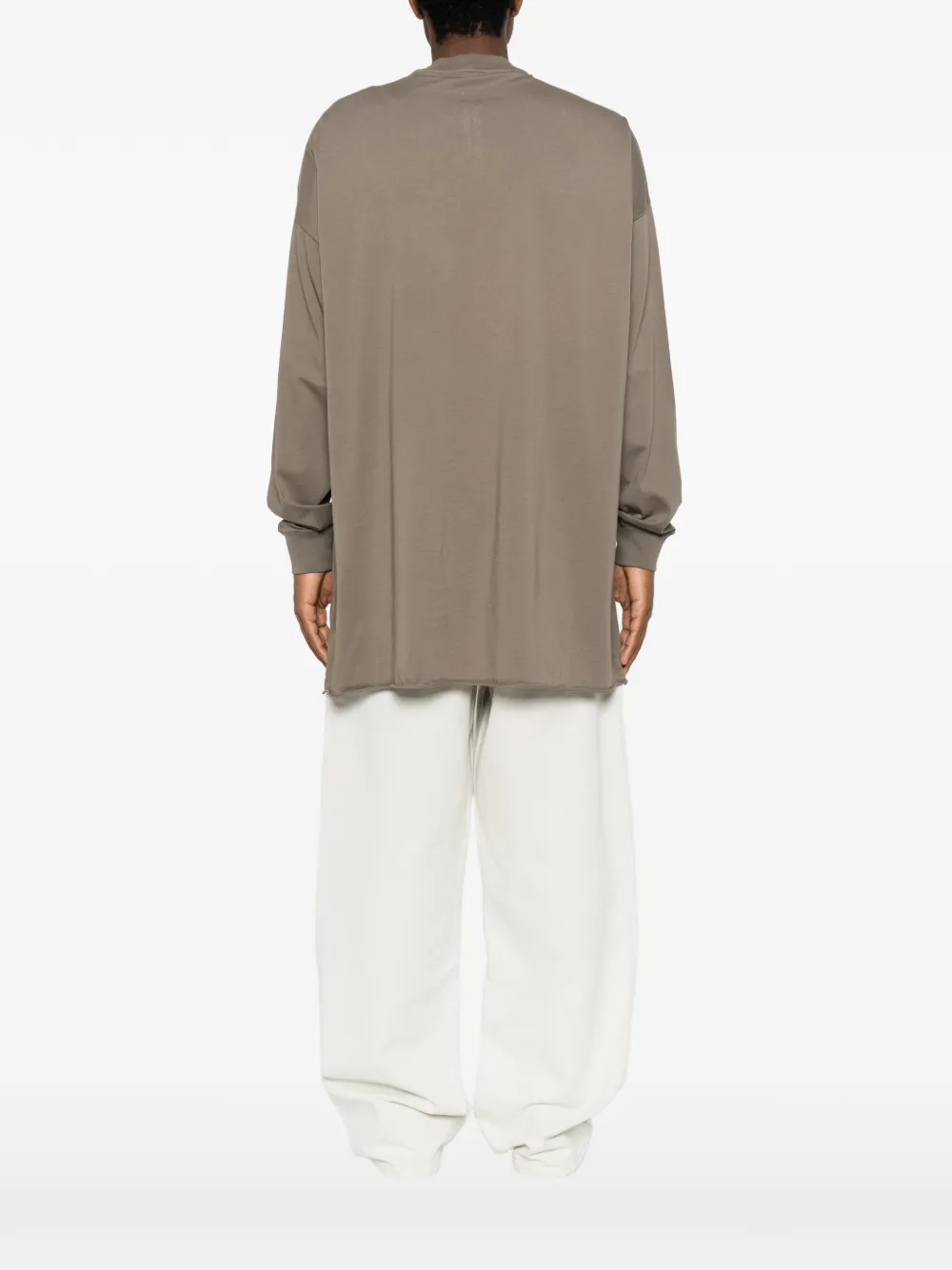 Rick Owens DRKSHDW oversized long-sleeve T-shirt Bruin