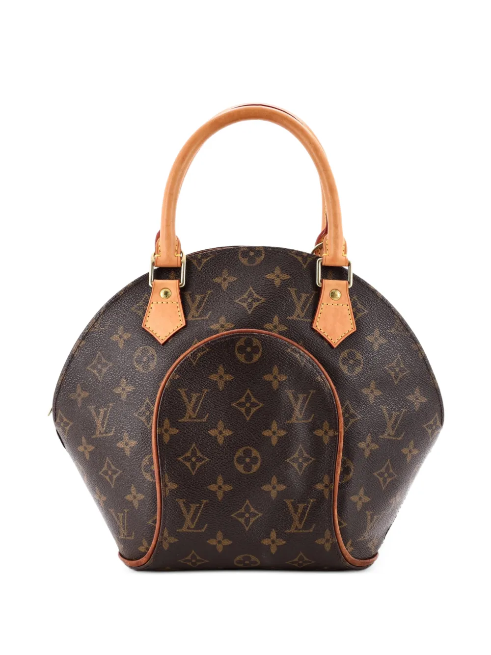 Louis Vuitton Pre-Owned Borsa a tracolla Ellipse PM in tela con monogramma - Marrone